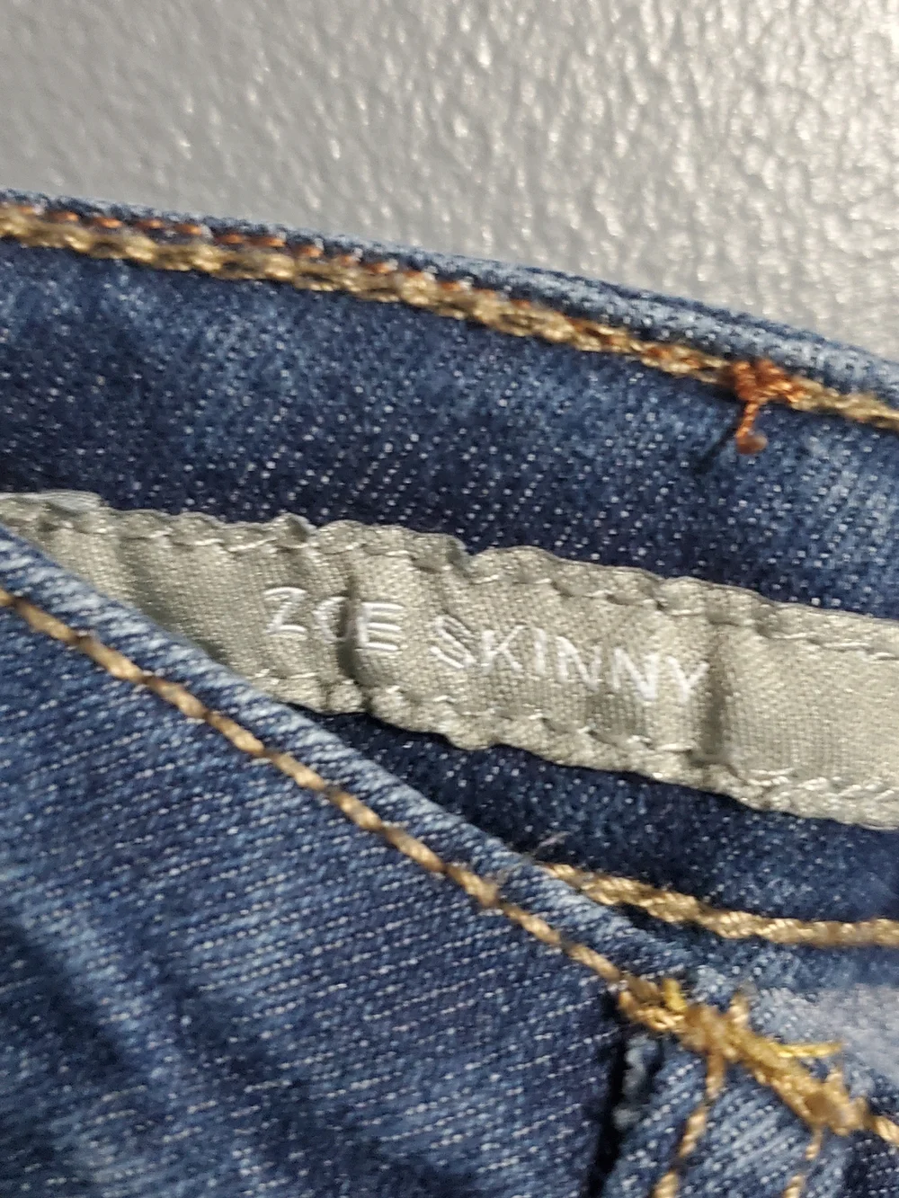 Lucky Brand Zoe Skinny Girls Jeans in Blue Denim Adjustable Waist Size 12